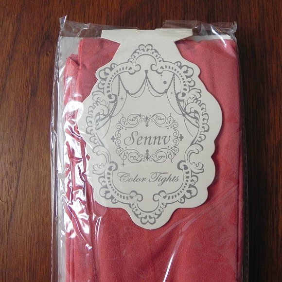 NWT Set of 3 Coloured Tights - Pumpkin, Wine Red, & Taupe - Picture 3 of 11